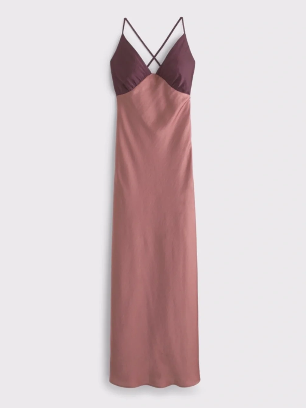 A&F Julia Slip Tie-Back Maxi Dress